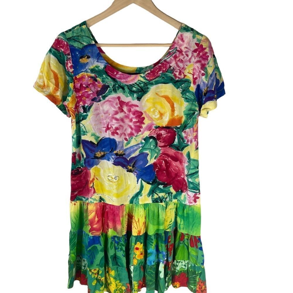 Jams World Vintage Flower Patch Dress Sz S